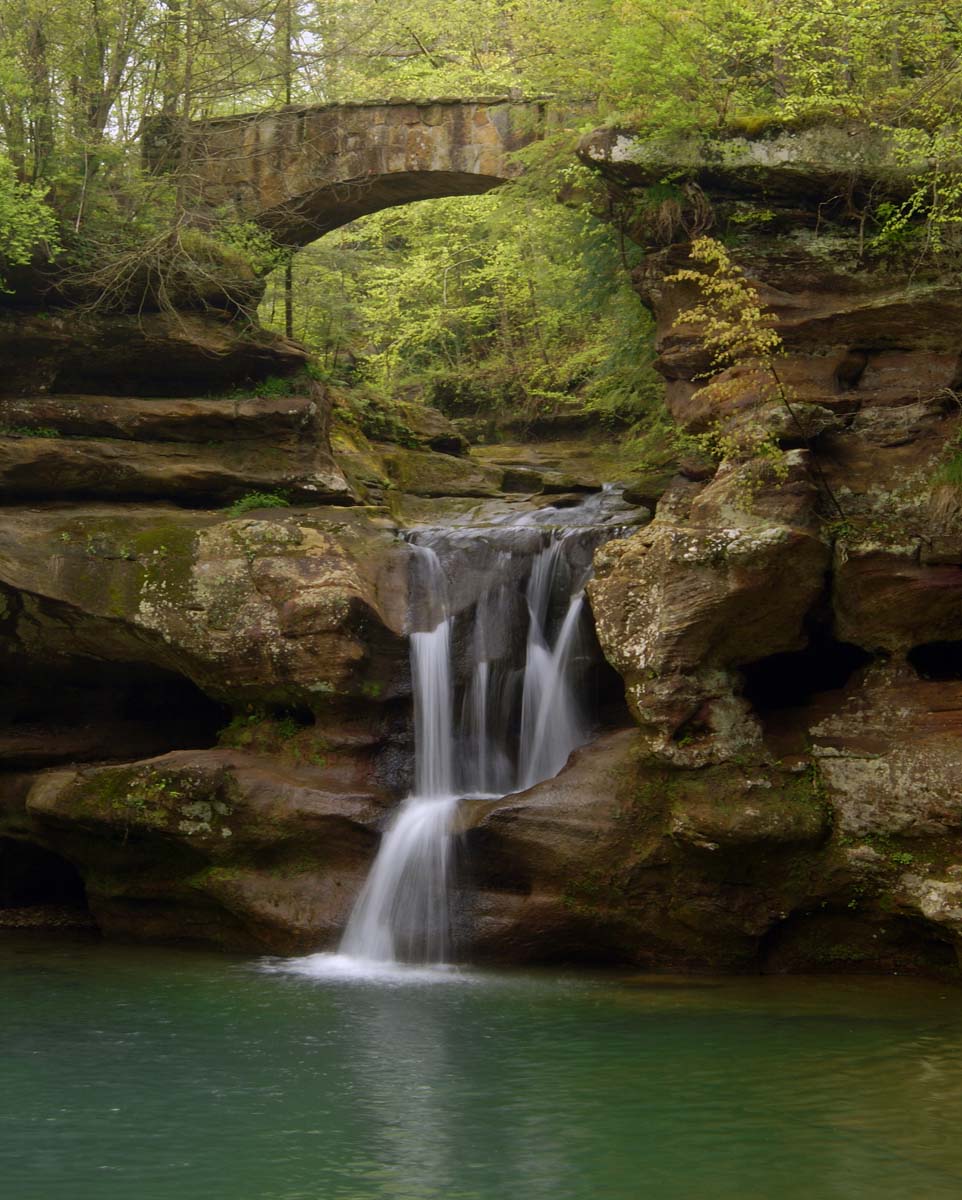HH-0017 Upper Falls at Old Man's Cave