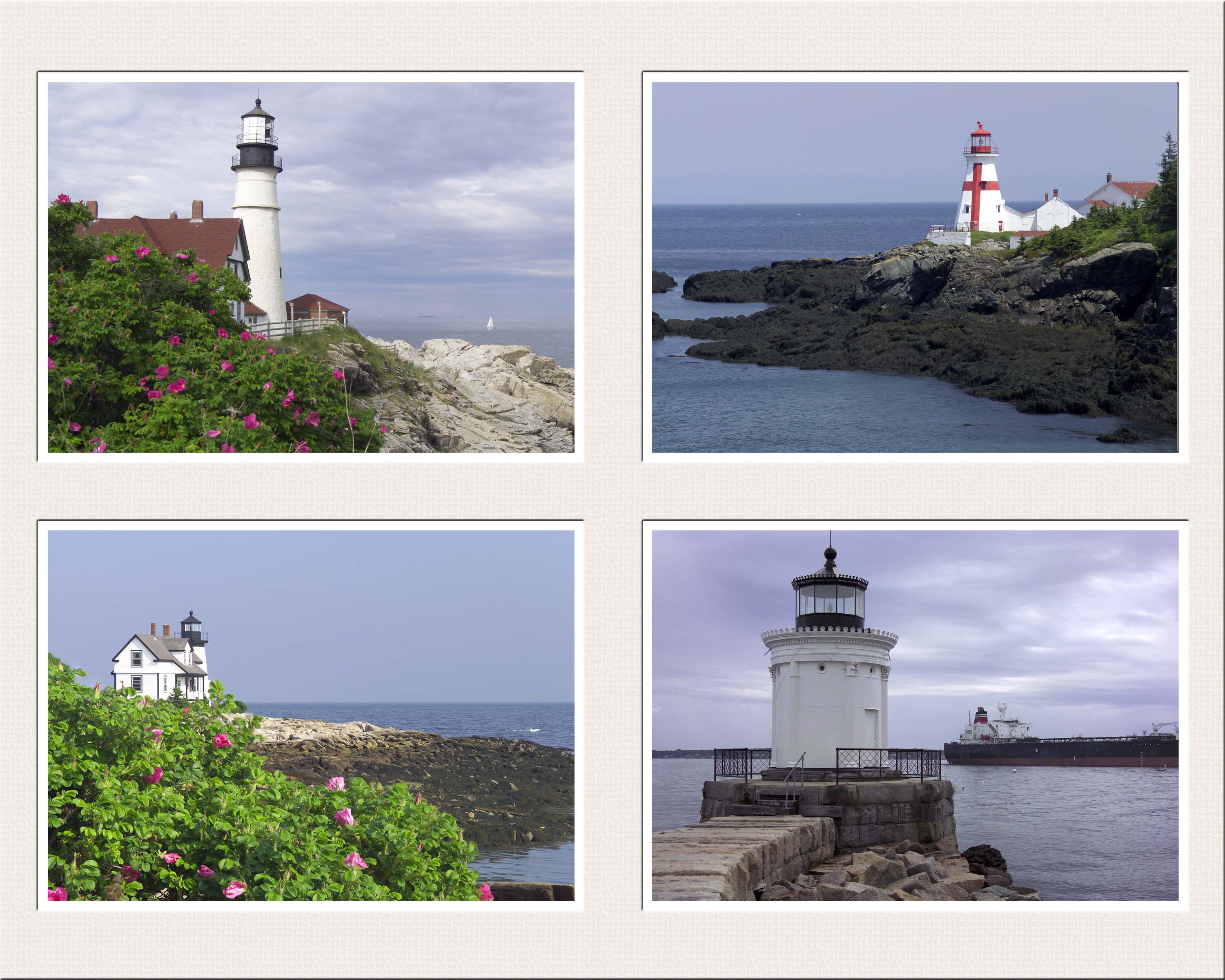Lighthouses in Maine & New Brunswick