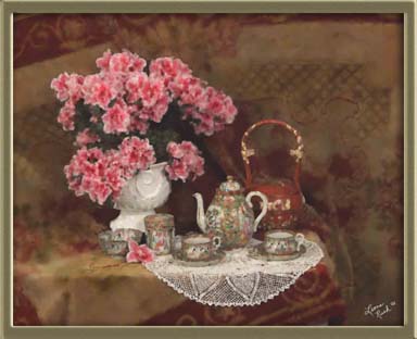 Rose Medallion Teatime