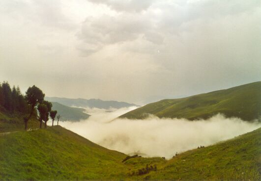 Above the clouds, French Pyrenees.