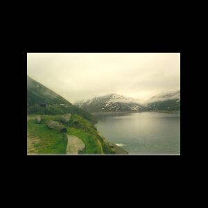 Lake at the Lukmanierpass.