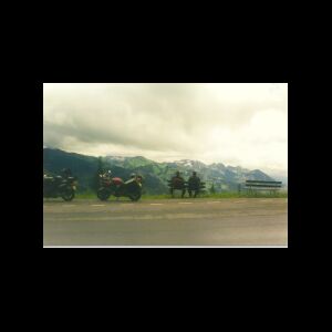 Enjoying the Jaunpass-view.