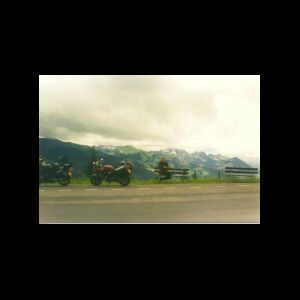 Mark and the view on the Jaunpass.
