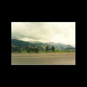 Looking at the camera on the Jaunpass.