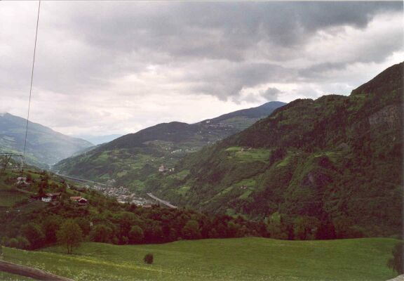 View over Klausen (Chiusa) from our little
detour.