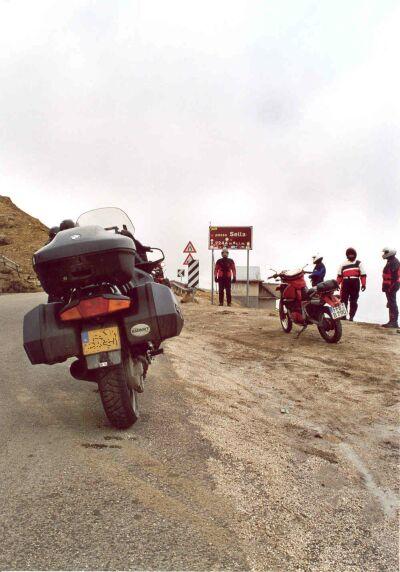 Mark at the Sella Joch (Passo di Sella).