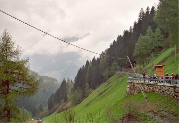 A stop going up the Jaufenpass (Passo di
Monte Giovo).