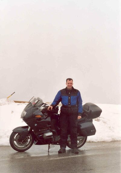 Leon at the Passo di Giau.