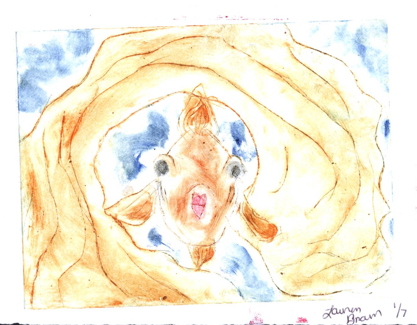 Goldfish Etching