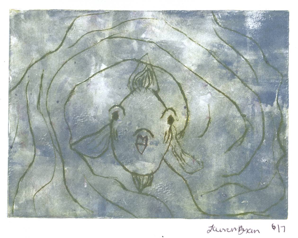 Greenfish Etching
