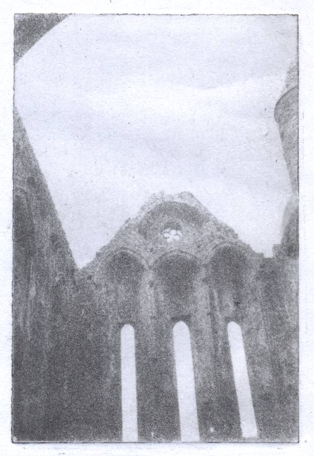 Rock of Cashel Photoetching