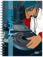 Caderno universit�rio capa dura Hype