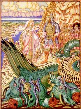Dobrynja, the virgin and the dead dragon, 39 kb