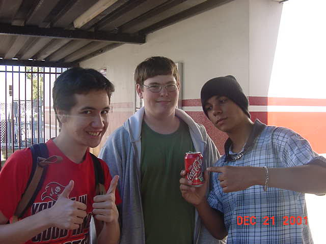 Hahn, Scott, and Sherman sponsored by Coca-Cola!