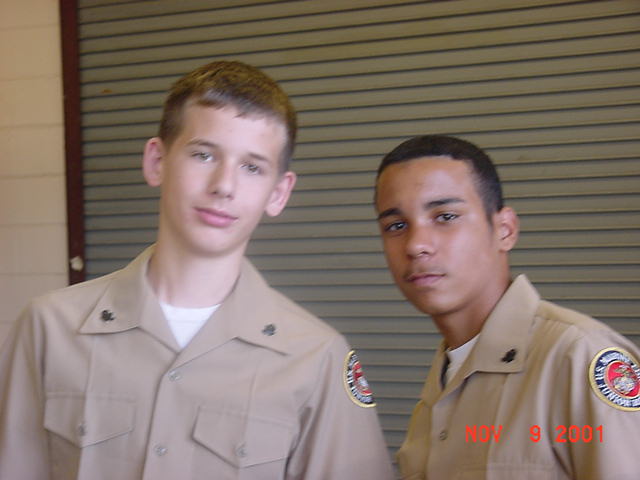Some new kid (l) and Puckett (r)