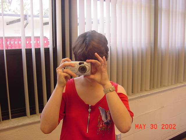 There's Lauren taking a picture of me taking a picture of her taking a picture of me taking a...