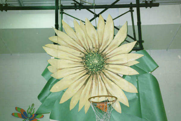 flower scenic painting