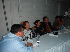 Claudio, Aurora, Sergio y Anabel