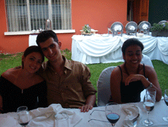 Johny, invitada y Rina