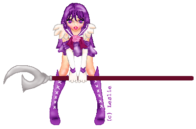 Neo SailorSaturn with her Glaive - base by Stardust Systems