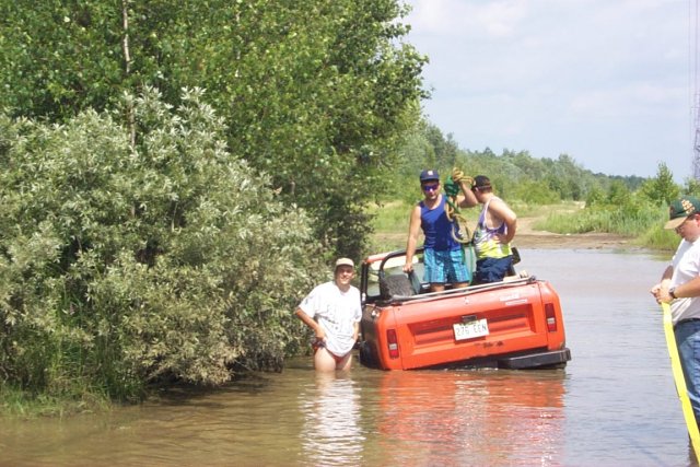Scout dans l'eau