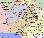 Afganistan merkezli harita
