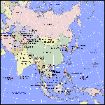 Asya siyasi haritas
