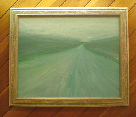 Highway&nbsp; to Maunaloa&nbsp;&nbsp; 2007&nbsp; 30x24&nbsp;&nbsp;&nbsp; acrylic on canvas