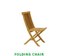 [GF-001] Folding Chair, H=89cm, W=45cm, D=40cm