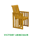 [GF-003] Victoria Arm Chair, H=94cm, W=46cm, D=42cm