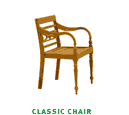 [GF-012] Classic Chair, H=85cm, W=50cm, D=47cm