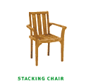 [GF-089] Stacking Arm Chair, H=85cm, W=50cm, D=47cm