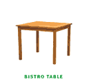[GF-018] Bistro Table, H=75cm, W=90cm, D=90cm