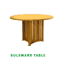 [GF-035] Bolsward Round Table, H=75cm, W=120cm, D=120cm
