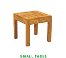 [GF-046] Small Table, H=35cm, W=45cm, D=45cm