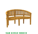 [GF-057] Sandiego Bench, H=87cm, W=150cm, D=60cm