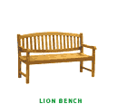 [GF-067 & GF-068] Lion Bench, H=90cm, W=150cm & 180cm, D=55cm