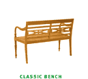 [GF-068] Classic Bench, H=85cm, W=120cm, D=47cm