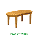 [GF-100] Peanut Table, H=60cm, W=70cm D=45cm