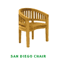 [GF-014] Sandiego Chair, H=83cm, W=60cm, D=47cm