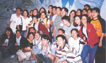 everybody's in this picture except uncle. guess wHy?