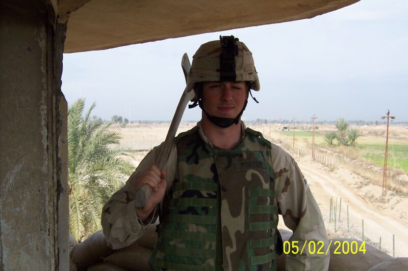 Have Ax...will travel....SPC Porter