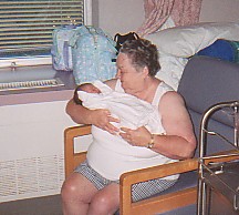 Great Grandma Debili and Lexie&nbsp;&nbsp; 8/24/99