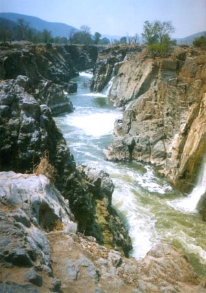 Hogainikal Falls in South India