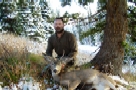 Club Member Chris Gibbons with Idaho Spike horn Mule Deer