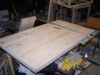 The sign blank after gluing