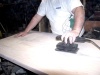 More fine sanding for an optimum surface.