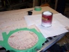 Cut-in roundell shown with Primer material.