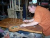 The Process of applying a durable finish.