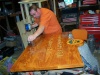 Adding a fourth coat of Spar Varnish for weather durability.